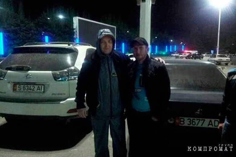 Батукаев в день освобождения из тюрьмы в аэропорту Манас (Бишкек) 