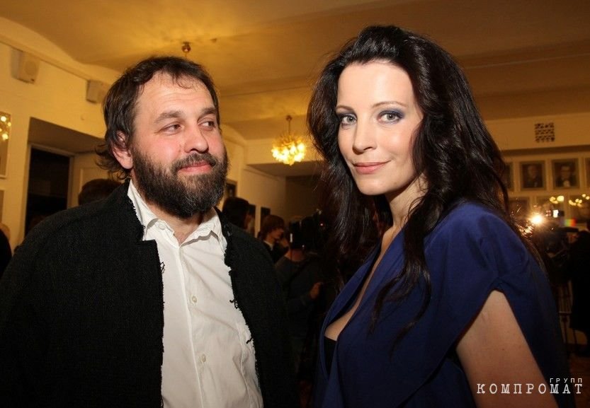 Сергей Гляделкин с женой Евгенией Крюковой