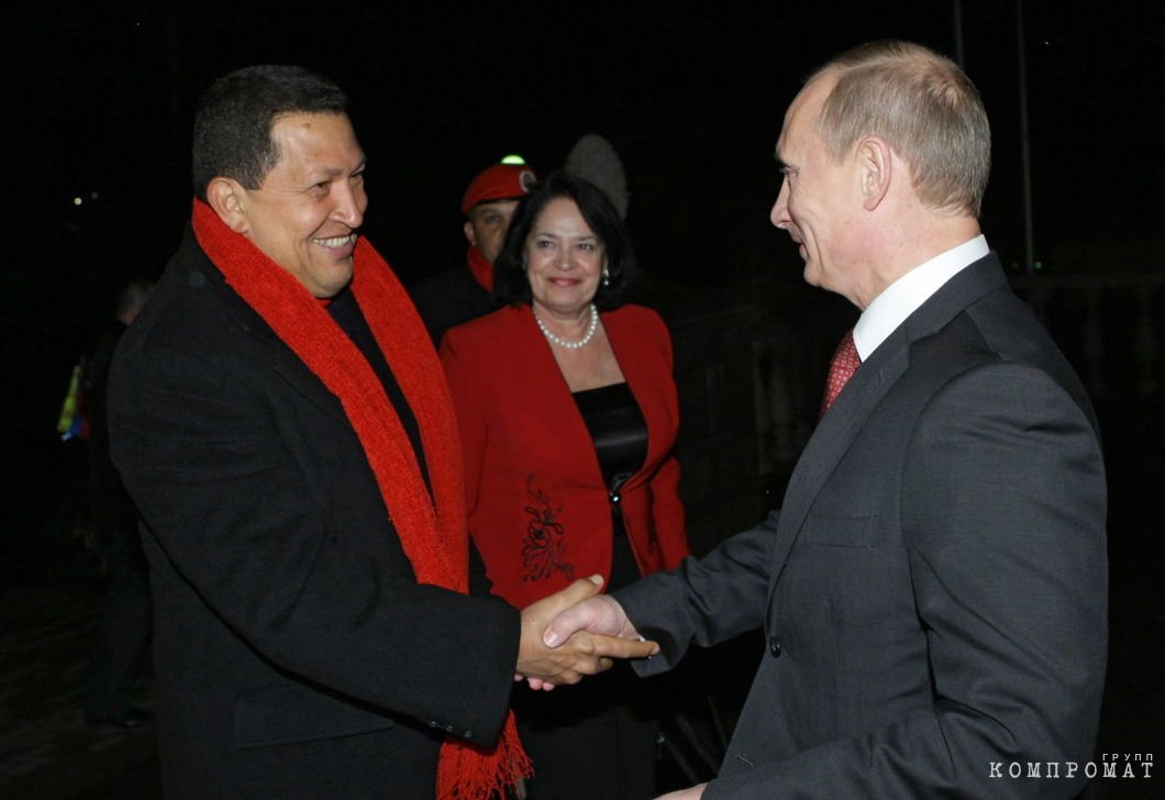 Встреча Уго Чавеса и Владимира Путина в 2010 году