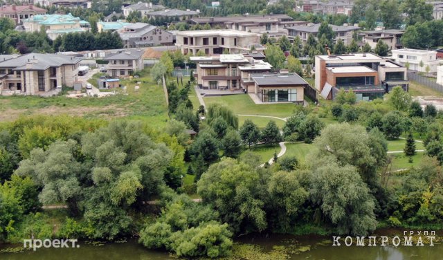 Вид на посёлок Жуковка-21, 2019 год