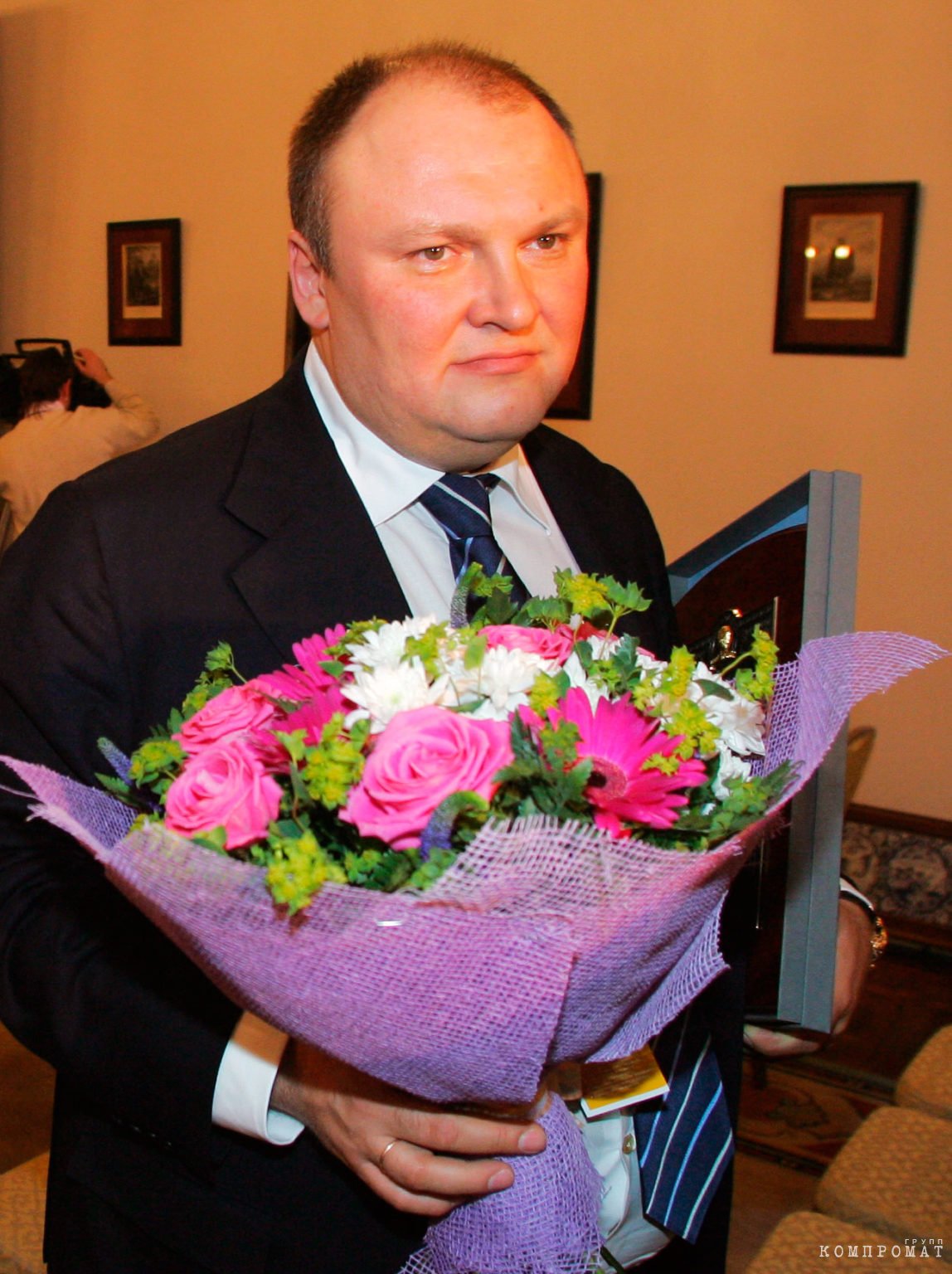 Герман Горбунцов на церемонии вручения ежегодной международной премии «Персона года — 2007