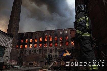 Тело погибшего обнаружили на месте пожара на Невской мануфактуре