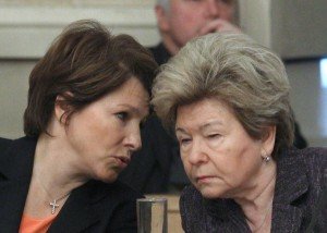 Татьяна Дьяченко и Наина Ельцина