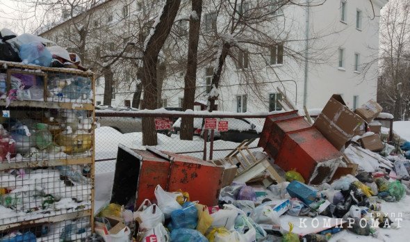 Новосибирск утонул в мусоре