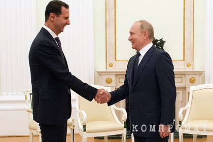 Песков ответил на вопрос о связи самоизоляции Путина с визитом Асада