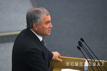 Володин заявил о недостаточной доле вакцинированных среди депутатов Госдумы