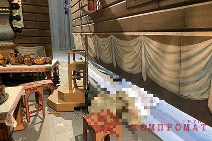 Появились кадры с места ЧП в Большом театре