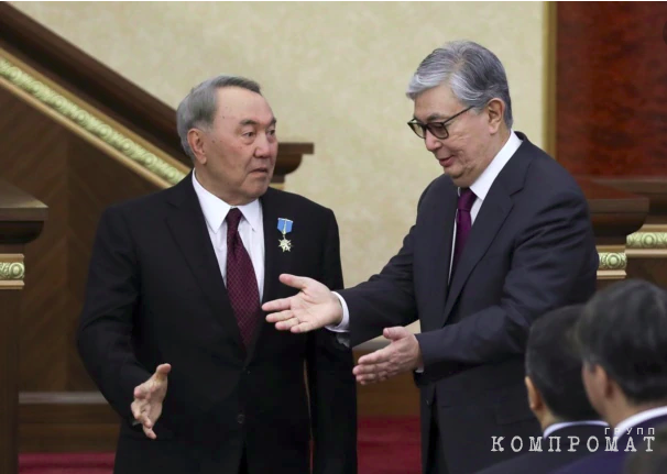 Нурсултан Назарбаев и Касым-Жомарт Токаев, 2019 год