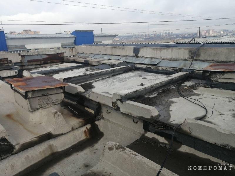 Состояние крыши после ремонта, проведённого УО «Прогресс»