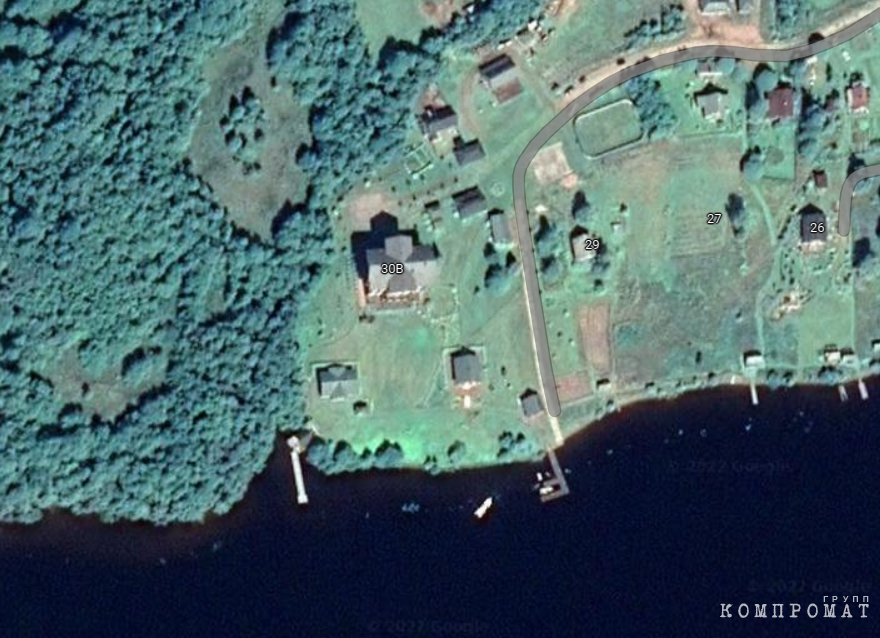 Домовладение Молчановых со спутниковых снимков