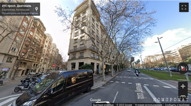Центральная улица Барселоны — проспект Диагональ. В этом доме обосновался беглый блогер Юрий Дудь