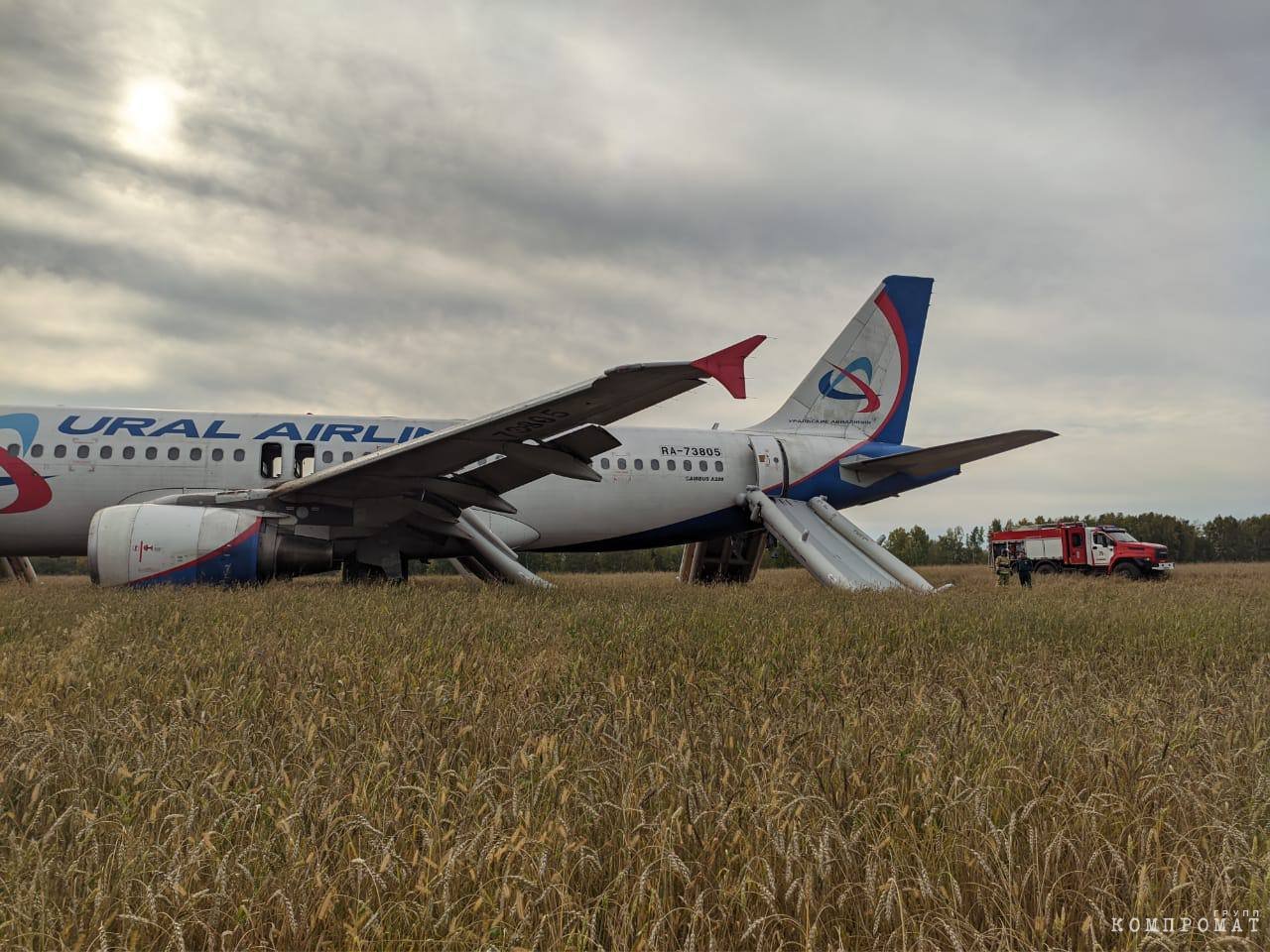 "Уральские авиалинии" постарели: Севший в новосибирском поле Airbus ранее уже имел технические проблемы