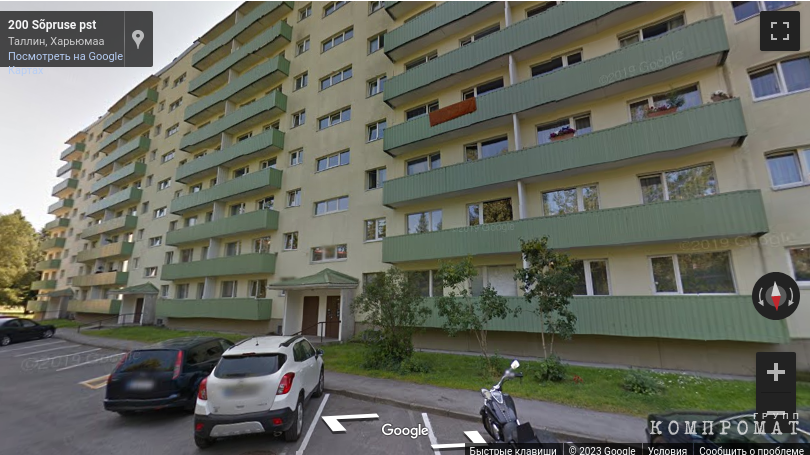 Вероятно, именно в этом доме в Таллине живёт Латынина