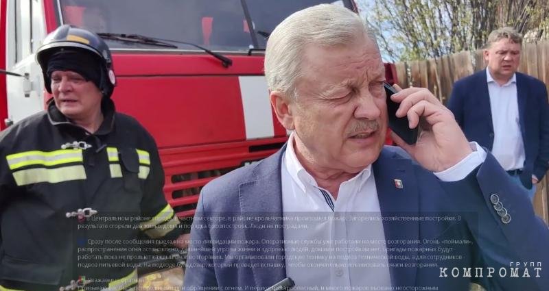 У почетного мэра Братска Серебренникова подгорает