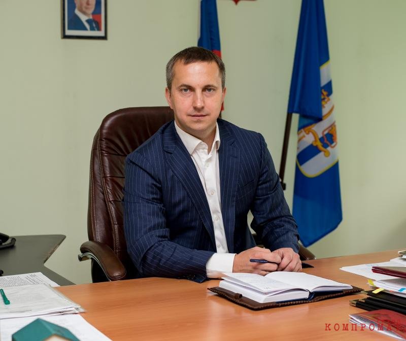 Mayor of Shelekhov district Maxim Modin